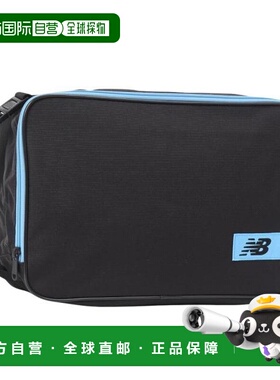 日本直邮New Balance 10L 鞋子收纳包 [LAB55623ELE] 黑色 蓝色