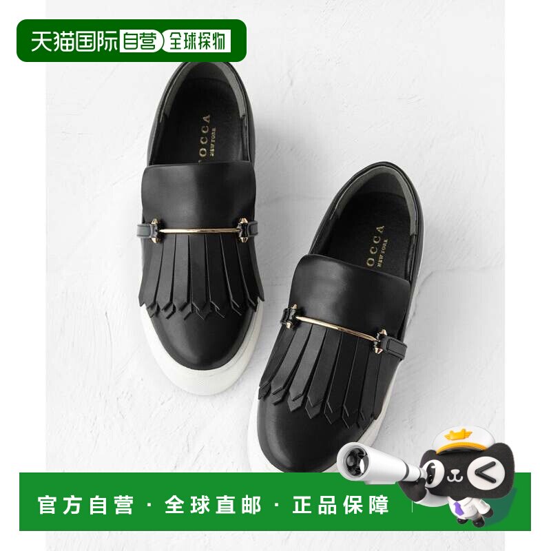 日本直邮ONWARD 晴雨两用流苏套脚雨鞋运动鞋黑色系一脚蹬户外
