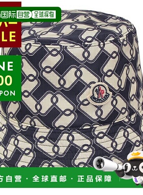 日本直邮Moncler 帽子黑色白色女士 MONCLER 3B00044 597MX F70