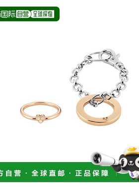 日本直邮日潮4度C 4℃ 银戒指&黄铜吊坠套装152424881005天然