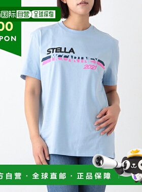 日本直邮Stella McCartney T恤 徽标蓝色 女士 381701 SOW81 4210