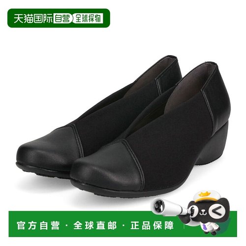 日本直邮高跟鞋底 5CM V 形切割坡跟鞋 FIRST CONTACT 坡跟鞋女士