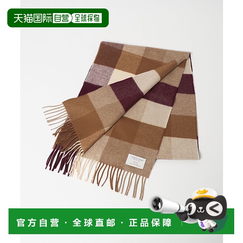 1h可退 日本直邮Johnstons 男女同款 全羊毛+羊绒 格纹/人字纹 围