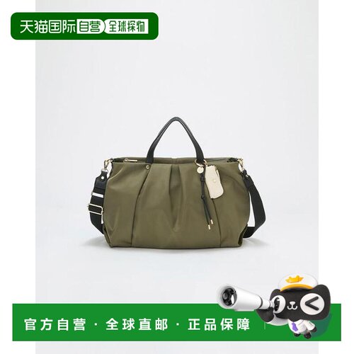 1h可退 日本直邮TOPKAPI Lien 轻量A4两用抽褶托特包 附挂饰