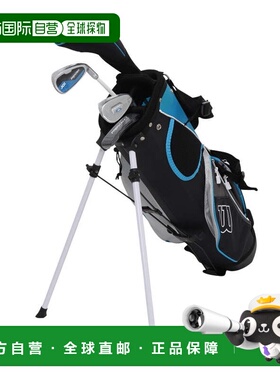 日本直邮Wilson Golf 儿童高尔夫球具4件套含Prostaff JGI小型球