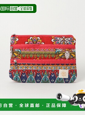 日本直邮CAYHANE 男女同款世界旅行三重拉链小包 ISAP7115旅行包