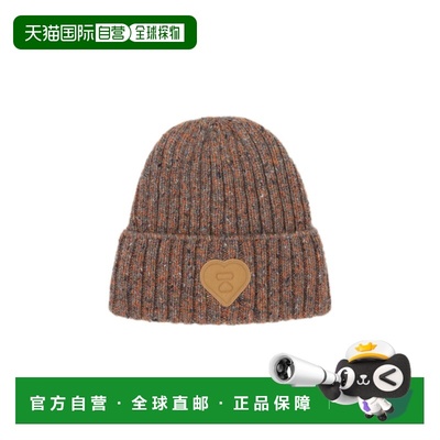 1h可退 日本直邮A BATHING APE 女装 绒面质感 俏皮徽章针织帽 CL