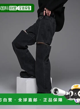 1h可退 日本直邮ADRER男女同款双拉链直筒牛仔裤 百搭经典款 适合