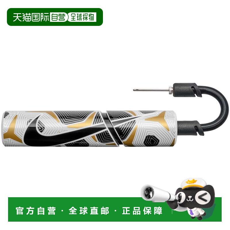 日本直邮Nike 篮球鞋 白黑配色足球打气筒