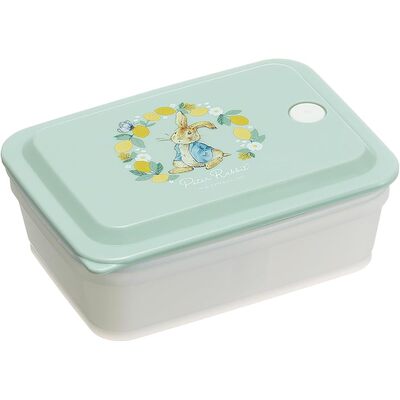【日本直邮】斯凯达1段饭盒 600ml 日本制 Peter Rabbit Citron P