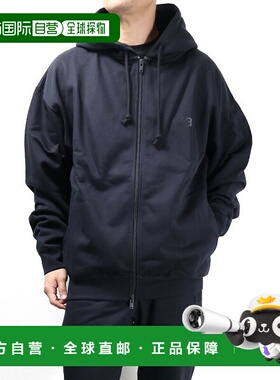 日本直邮Y-3 FL ZIP HODDIE 连帽衫拉链式卫衣长袖带标志棉质男女