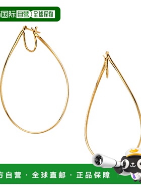 日潮跑腿Vendome 925银（K18黄金涂层）意大利面耳环 YellowGold