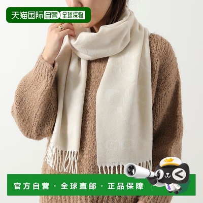 日本直邮COACH BIAS SIGNATURE C 围巾 CO100317 女士羊毛羊绒 C