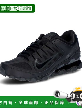 日本直邮Nike 女士 REAX 8 TR 网眼运动鞋 黑色/黑色/炭灰色 njp-