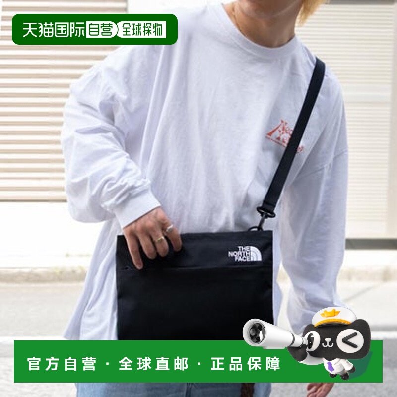 日本直邮THE NORTH FACE 简约斜挎包 [nn2pr92a] 黑色北面背包
