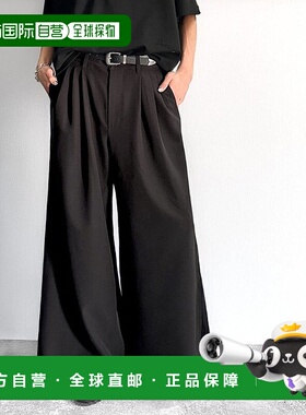 日本直邮Classical Elf 3塔克Y2K级阔腿裤 C04519EM013204 阔腿裤