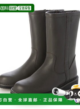 日本直邮ING [可持续] 平底 Boa 半筒靴（灰色）