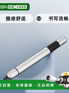 【日本直邮】LAMY圆珠笔油性圆珠笔PICO银白色书写流畅握感舒适