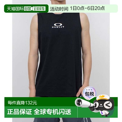 日本直邮BORDERLESS 男士无袖功能T恤 O BARK FOA407831 黑色