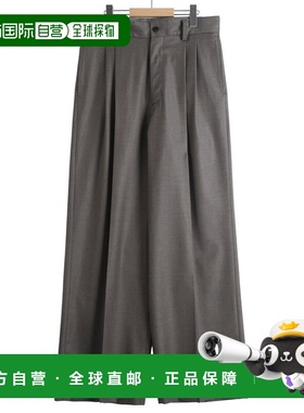 1h可退 日本直邮ssstein男装 全羊毛 宽松长裤 双褶直筒设计 ST14