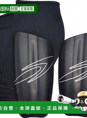 日本直邮TIGORA 带袖足球/五人制足球护腿板 TR-Sleeve 黑色 护腿