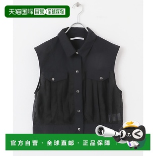 KBA527F160 女士透视拼接设计背心 1h可退 日本直邮KBF