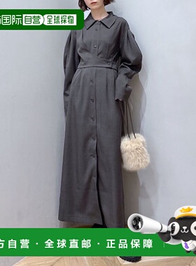 1h可退 日本直邮STYLEMIXER 女装 不对称设计衬衫连衣裙 宽松遮肉