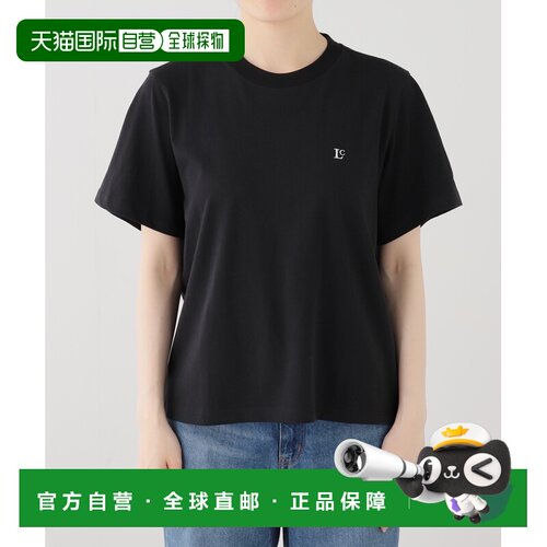 日本直邮LOW CLASSIC 女士 纯棉基础T恤 LC刺绣logo 260702130005