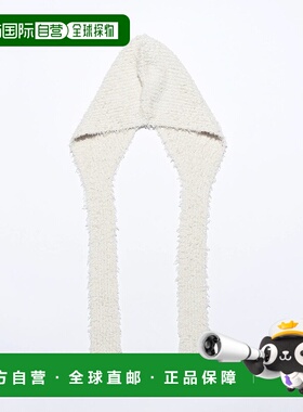 1h可退 日本直邮EMODA 女装 针织连帽围巾 保暖设计感配饰  04255