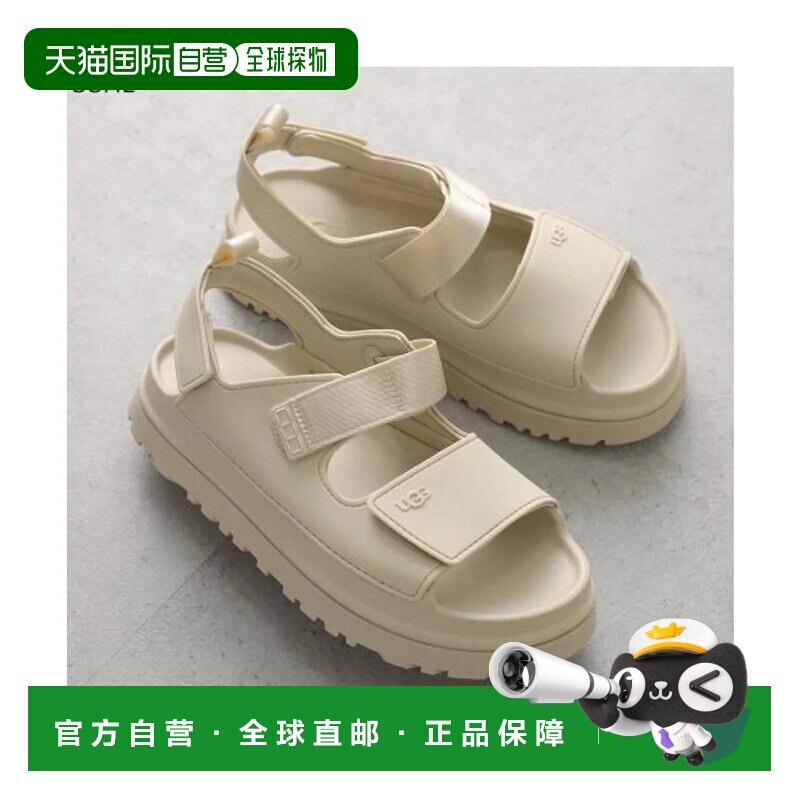日本直邮UGG 儿童凉鞋 金辉系列 1152813K 浅米色图片