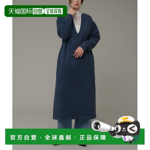 Sonny Label 女装V领抽绳连帽长袖连衣裙 LA4726T【付后1h可退】