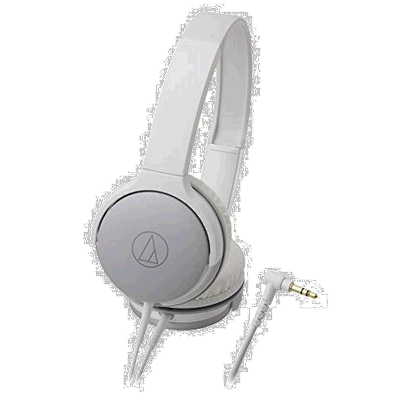 【日本直邮】Audio Technica铁三角便携式耳挂式耳机银白色ATH-AR