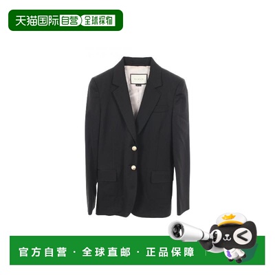 日本直邮中古Gucci古驰女A级95新tailored jacket修身夹克羊毛外