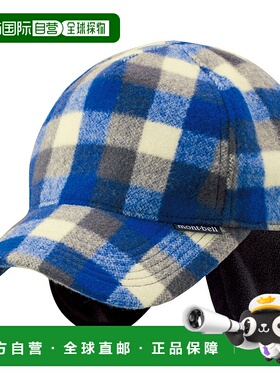 日潮跑腿Montbell蒙贝欧 男女款羊毛乡村帽子 S/M BL 1118231耳罩