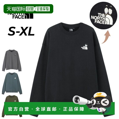 日本直邮北面男女长袖卫衣 THE NORTH FACE Zoopicker Crew通用款