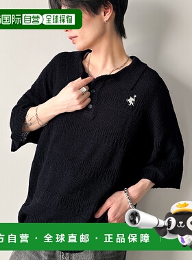 1h可退 日本直邮Classical Elf 男士刺绣布克雷短袖Polo衫 cm1260