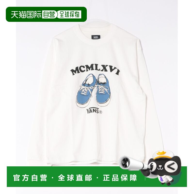 日本直邮VANS 男士 重磅长袖T恤 126K1022300 OFF-WHITE联名款 71图片