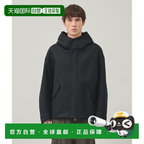 日本直邮STUDIOUS男士宽松短款摩斯外套 立体连帽设计 尾州产高密