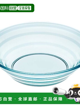 【日本直邮】东洋佐佐木玻璃盘 Lulac 碗 水蓝色 日本制 P-53305A