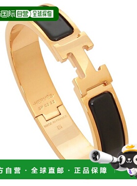 日本直邮爱马仕（HERMES）女士手镯/手环 Click H PM 款 粉色金色
