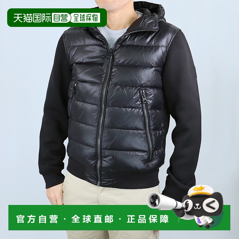 日本直邮MACKAGE 男士轻薄羽绒服拉链连帽衫针织羽绒服FRANK-R C0