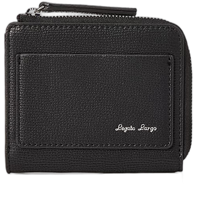 【日本直邮】Legato largo 折叠钱包 Lineare LJ-E1513 黑色 时尚