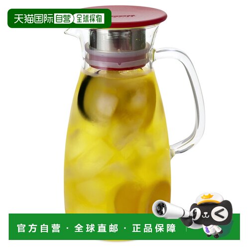 【日本直邮】FOR LIFE芙莱馥 冰水壶 1L 红色804Red硅胶