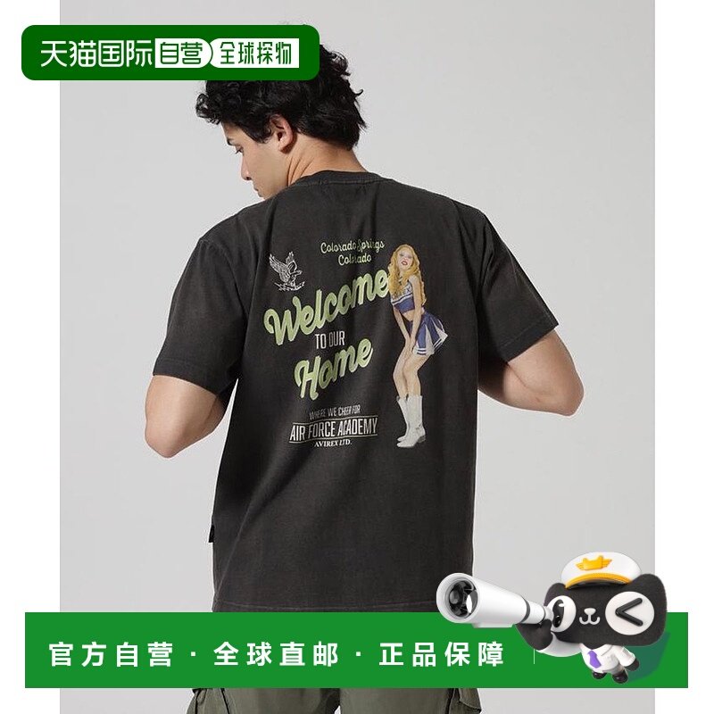 日本直邮AVIREX 褪色啦啦队长短袖T恤 [AV1129EM025644]