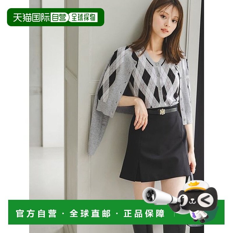 日本直邮SNIDEL 阿盖尔针织宽松罩衫 [SN1728EW045424]