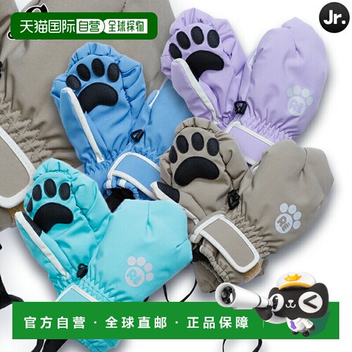 日本直邮Onyone Leseeda Todora 动物图案滑雪手套 REA56100 儿童