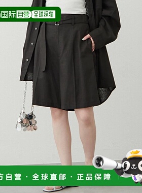 1h可退 日本直邮CIAOPANIC TYPY 女士麻混织带腰半身裤 TYZ105150