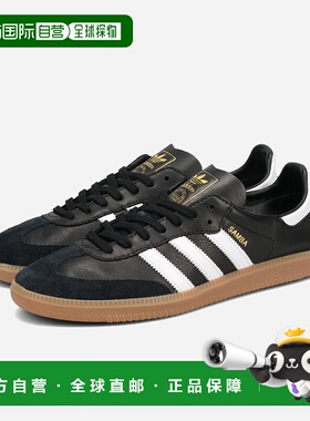 日本直邮adidas SAMBA DECON 男女士低帮运动鞋CORE BLACK/FTWR W