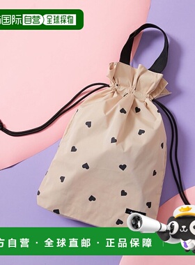 1h可退 日本直邮devirock 儿童 心形图案 手提束口托特包 1GSC192