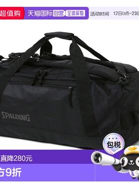 日本直邮SPALDING 斯伯丁 Verse Duffle 3WAY 黑色 50-018BK 篮袋